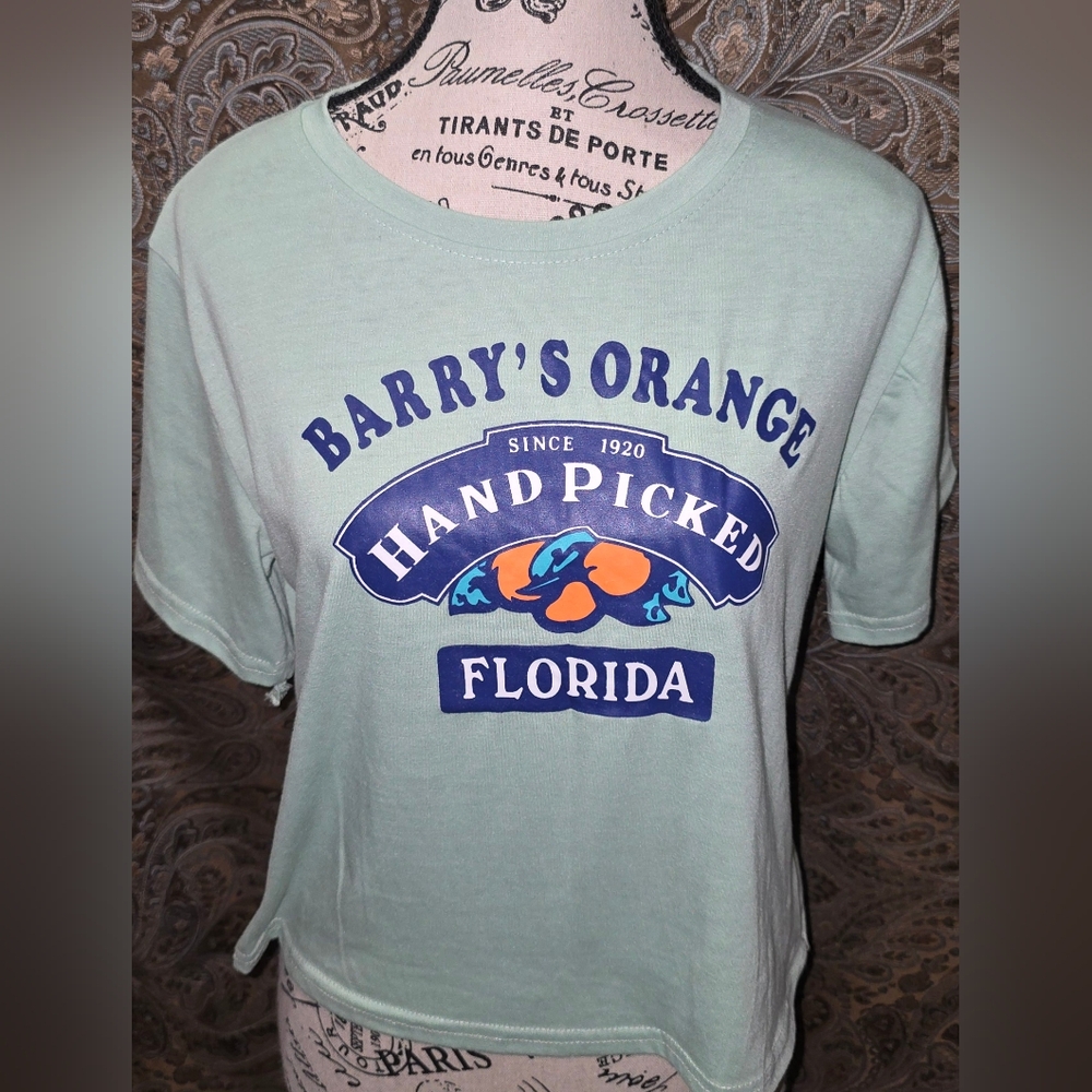 Hand-Picked Florida Graphic Tee - Mint Green